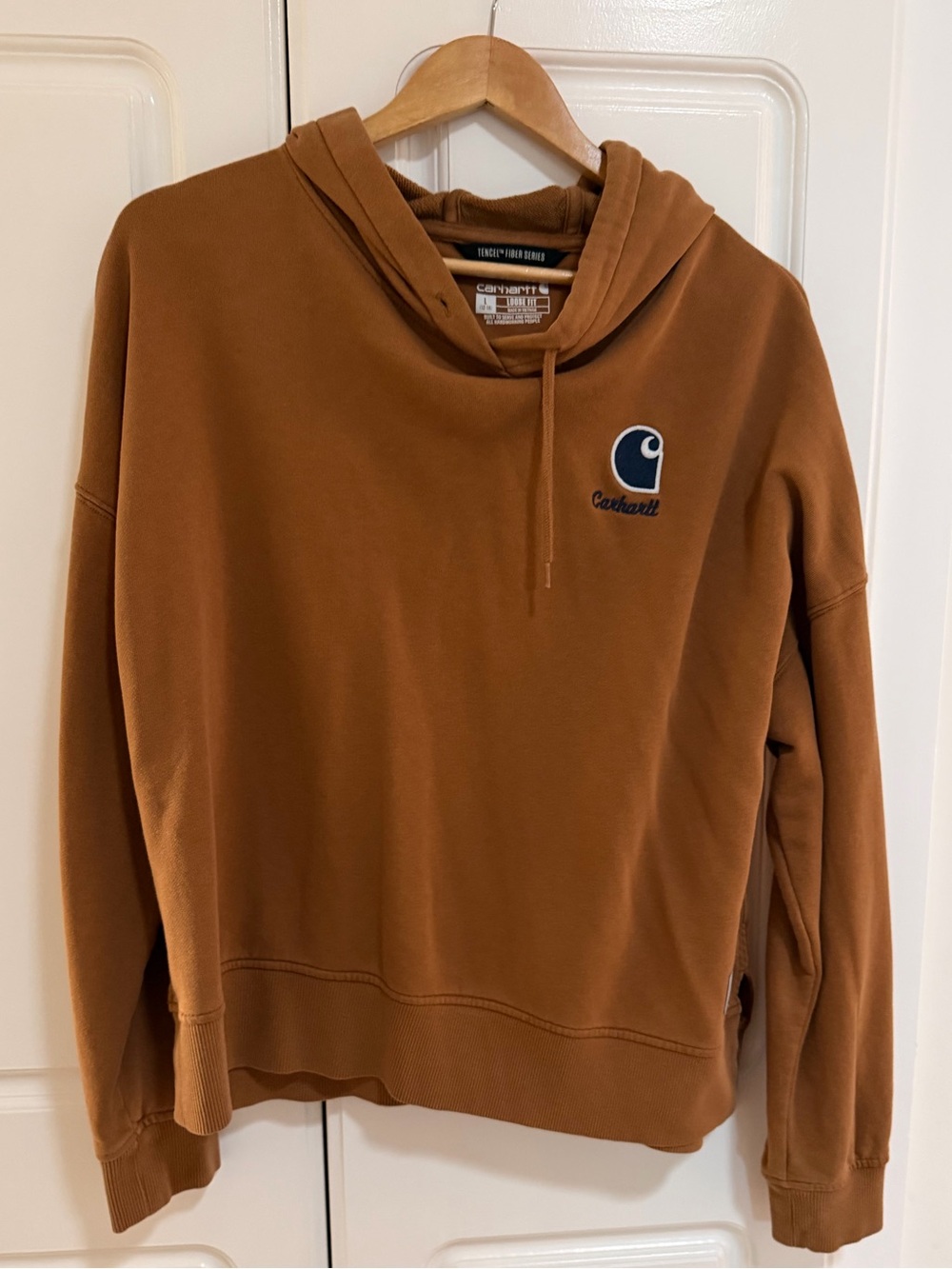 Carhartt Brown Tencel Fiber Series Hooded Pullover